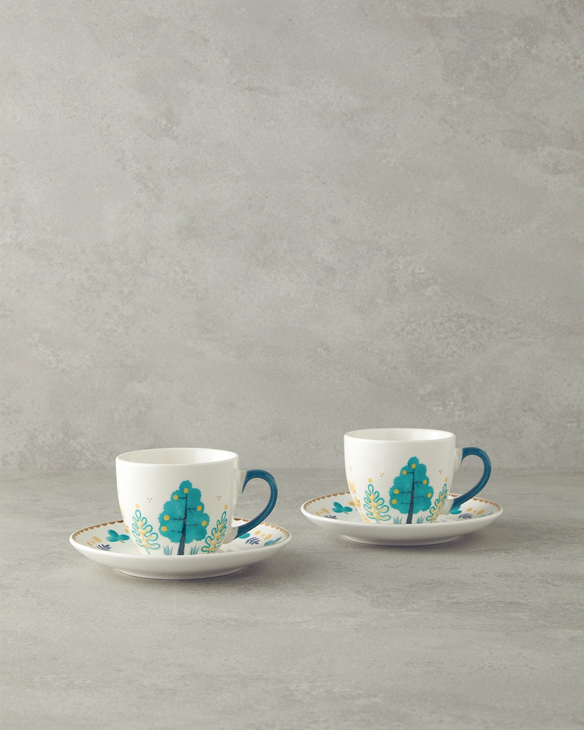 Love Jungle Tea Cup Set Exotic Carnival