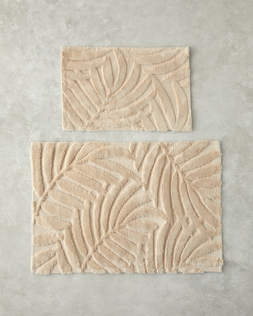 Leafy Joy Bath Mat Set Timeless