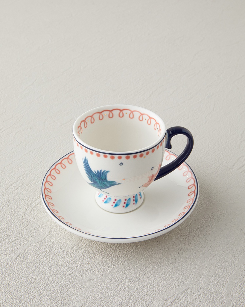 Carnival Birds Coffee Cup Set Basic Üst Segment