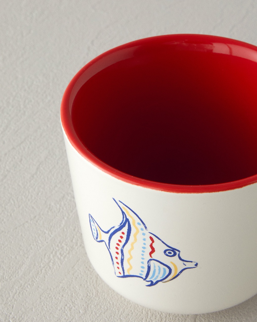 Red Fish Glass Jolly Marine