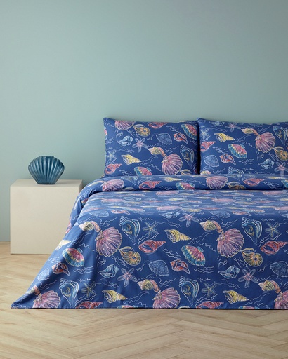 [10042846001] Sea Dreams Duvet Cover Set pack Jolly Marine (160x220cm)