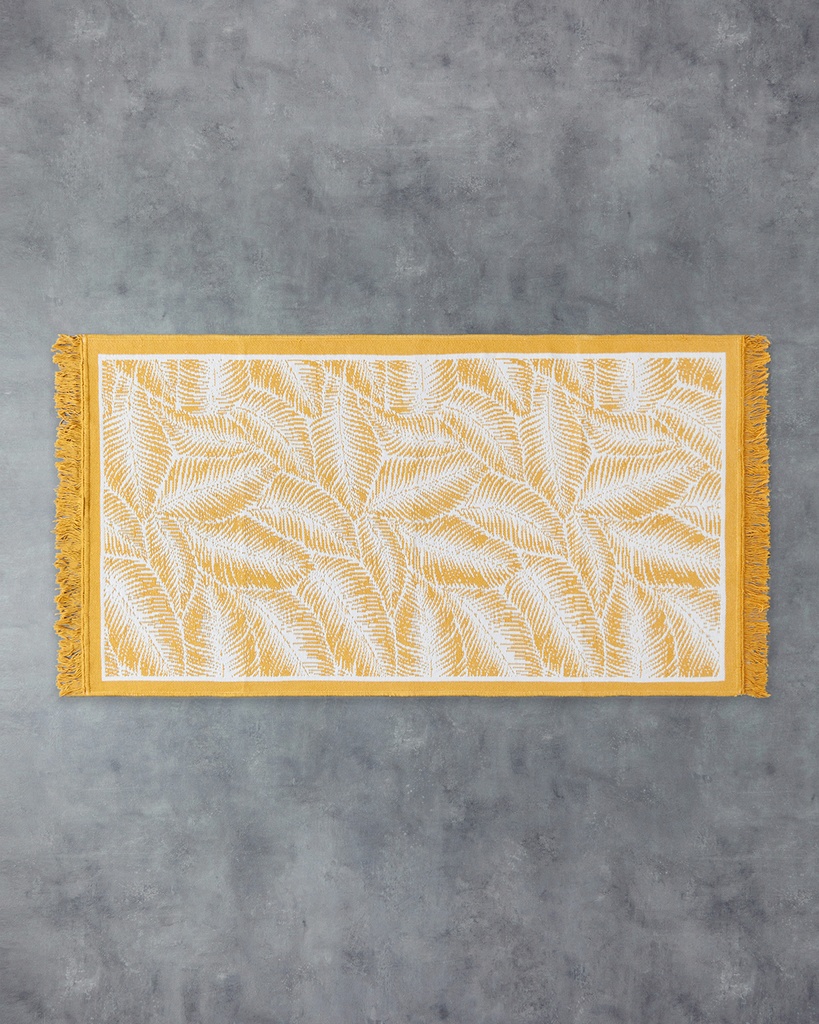 Leaves Woven Rug Timeless
