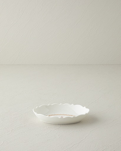 [10045007001] Retro Rosy Rectangular Plate Ornate Retro