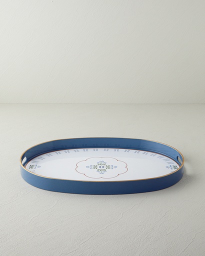 [10044971001] Retro Paisley Tray Ornate Retro