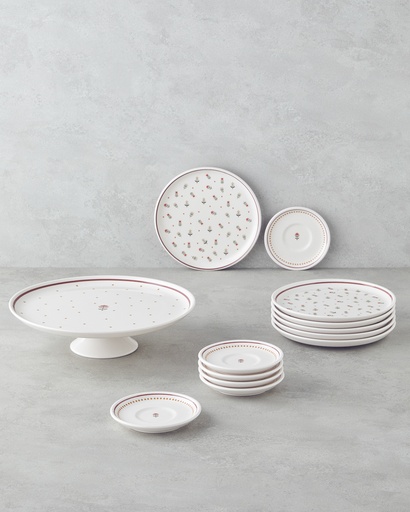 [10046386001] Retro Cake Set Ornate Retro