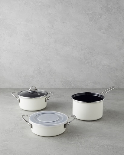 [10046737001] Cremy Pot Set Ornate Retro