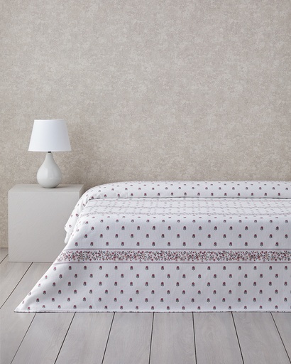 [10047582003] Floral Lines Summer Blanket Heritage